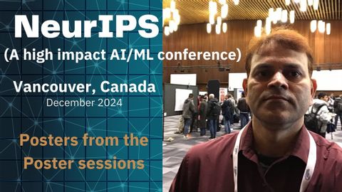 NeurIPS 2024 (an AI/ML conference of high impact): A few posters from the poster sessions #ai #ml