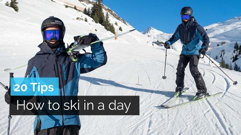 1日でスキーを滑る方法｜20のヒント (How to Ski in a Day | 20 Tips)