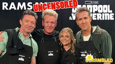 ゴードン・ラムゼイ、ライアン・レイノルズ、ヒュー・ジャックマンのチミチャンガ・クックオフをUNCENSORED & EXTENDED。 (UNCENSORED & Extended Gordon Ramsay, Ryan Reynolds & Hugh Jackman Chimichanga Cook-Off)