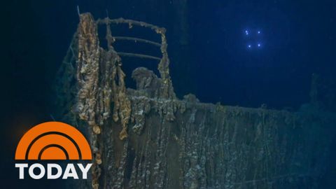 New images of Titanic show the ship's iconic railing has broken off