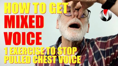 如何獲得混合嗓音--1 種停止扯胸嗓音的鍛鍊方法 (How to Get Mixed Voice - 1 Exercise to Stop Pulled Chest Voice)