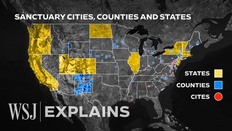 驅逐非法移民不手軟！川普如何對抗美國「庇護城市」？(How Sanctuary Cities Are Fighting Trump’s Mass Deportations | WSJ)