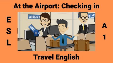 空港でのチェックイン方法（英語）｜空港でチェックインするためのトラベル英語 (How to Check in at the Airport in English | Travel English to Check in at the Airport)