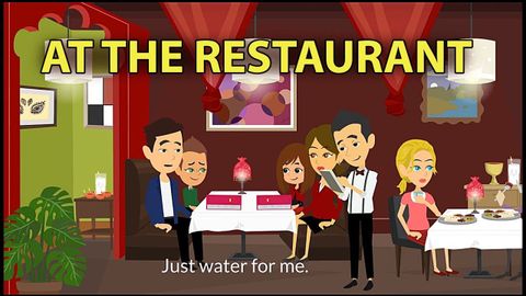 レストランでの会話 (At the Restaurant Conversation)