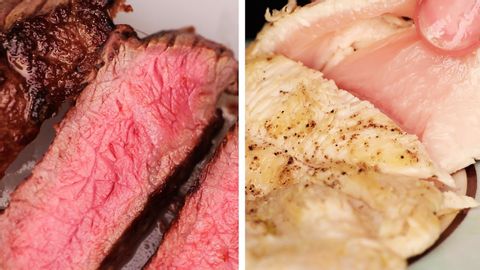 レアステーキは安全だが、レアチキンは安全でない理由 (Why Rare Steak is Safe — but NOT Rare Chicken)