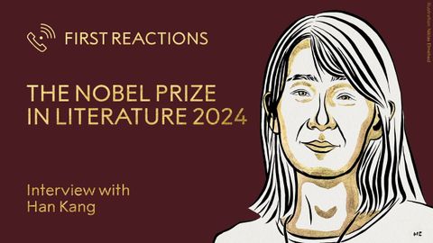 第一反應 | 韓康，2024 年諾貝爾文學獎 | 電話採訪 (First Reactions | Han Kang, Nobel Prize in Literature 2024 | Telephone interview)