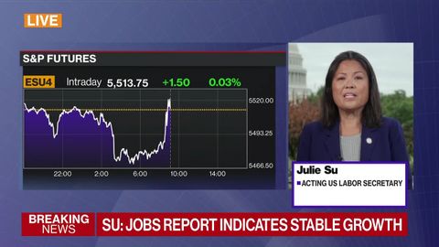 米雇用統計は着実な成長を示すとスー氏 (US Jobs Report Shows Steady Growth, Su Says)