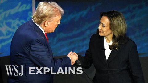 特朗普對哈里斯的分析：激烈辯論讓前總統為自己辯護 | WSJ (Trump vs. Harris, Analyzed: Fiery Debate Puts Former President on Defense | WSJ)