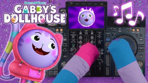 GABBY'S DOLLHOUSEのHITSをDJキャットニップがスピン！ (DJ Catnip Spins All the HITS from GABBY'S DOLLHOUSE!)