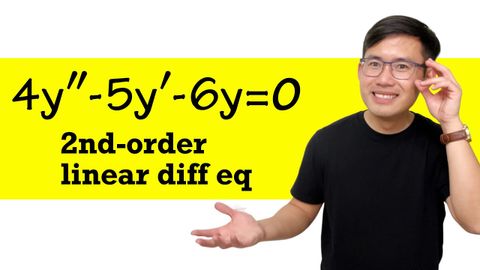 Second order homogeneous linear differential equations with constant coefficients