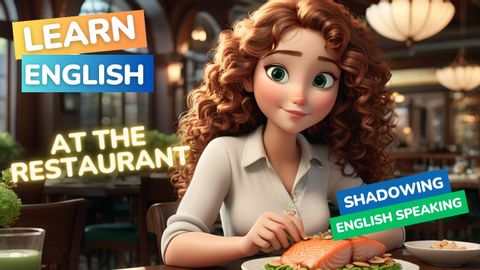 At The Restaurant | Shadowing English | English Speaking Practice