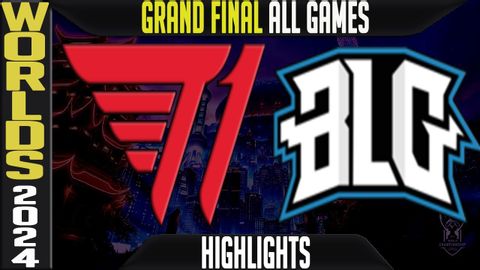 T1 vs BLG Highlights ALL GAMES | Worlds 2024 GRAND FINAL | T1 vs Bilibili Gaming