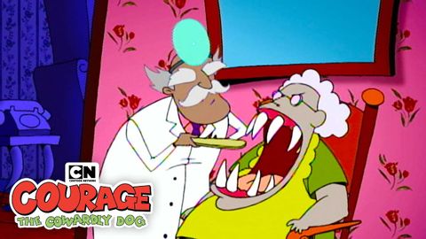 【看動畫學英文】《膽小狗英雄》拯救茉莉兒！、 (Saving Muriel | Courage the Cowardly Dog | Cartoon Network)