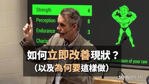 如何立即改善現狀？► （以及你為何要這樣做 ）- 心理學教授 Dr. Jordan B Peterson 喬登·彼得森（中英字幕）