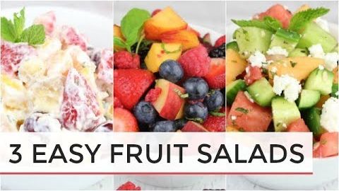 3 款簡單美味的水果沙拉食譜 (3 Easy Delicious Fruit Salad Recipes)