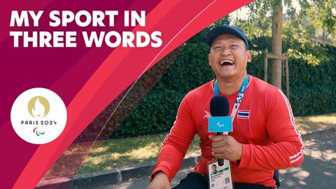 My Sport in Three Words 3️⃣?? | Paris 2024 Paralympics