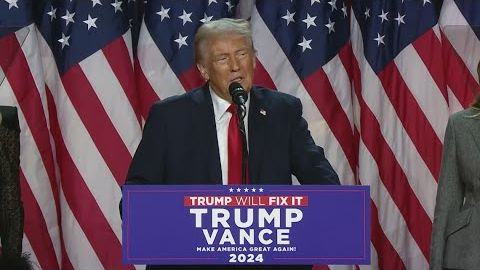 スピーチ全文ドナルド・トランプ、2024年大統領選での勝利を宣言 (Full speech: Donald Trump declares victory in 2024 presidential election)