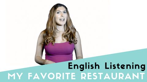 英語を学ぶ - お気に入りのレストラン (Learn English - My favorite restaurant)