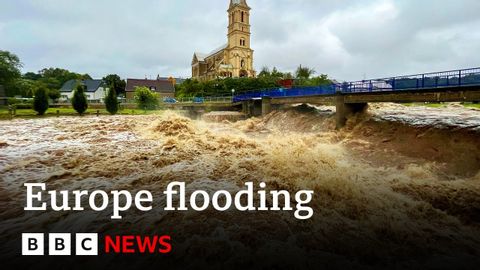 中央ヨーロッパを襲う洪水、ポーランドの都市に避難勧告｜BBCニュース (Polish city urged to evacuate as floods batter central Europe | BBC News)