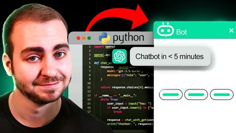 在 4 分鐘內創建 Python GPT 哈拉機器人 (Create a Python GPT Chatbot - In Under 4 Minutes)