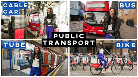 What to know about every public transport in London ? Train vs boat vs bike vs cable Car