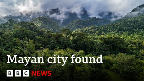 【BBC News】墨西哥叢林中意外發現瑪雅古城 (Ancient Mayan city discovered in Mexico jungle by accident | BBC News)