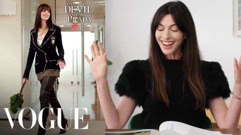 Anne Hathaway Breaks Down 11 Looks, From The Devil Wears Prada to Interstellar | Life in Looks