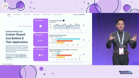 儀表盤設計技巧 Tableau 中的資訊按鈕切換開關 (Dashboard Design Tips Information Buttons Toggle Switches in Tableau)