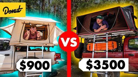 900 美元對 3500 美元頂篷 ($900 vs. $3500 Roof Top Tent)