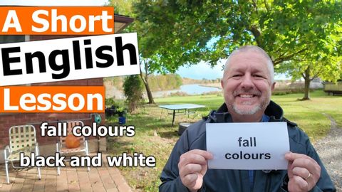 "紅葉 "と "白と黒 "の英語フレーズを学ぶ (Learn the English Phrases "fall colours" and "black and white")