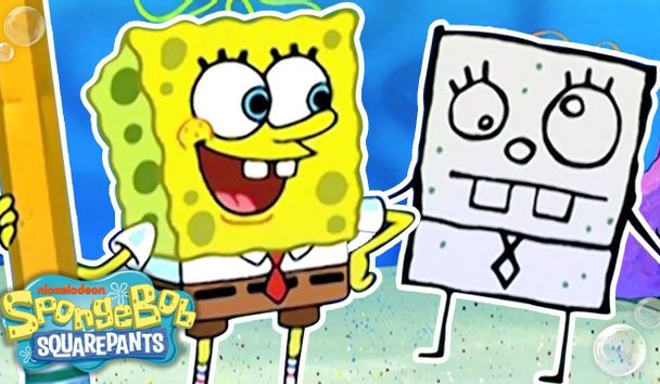 アニメで英語 落書きスポンジボブが動き出す Doodlebob Comes To Life Tbt Spongebob Voicetube 動画で英語を学ぶ