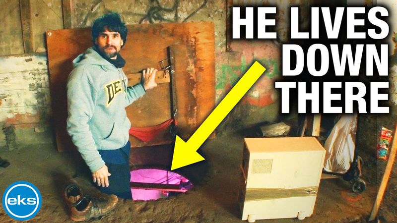 這裡居然可以住人？！走進紐約地下隧道中的奇妙家園 (Inside His Amazing Home in the Tunnels Beneath New York - Mole People)