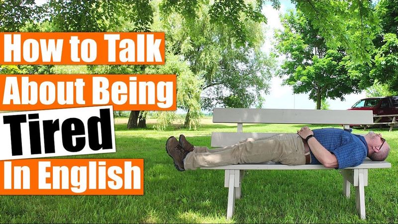 跟著加拿大人Bob學英文系列：「好累啊！」可以怎麼用英文表達？ (How to Talk About Being Tired in English! ????)