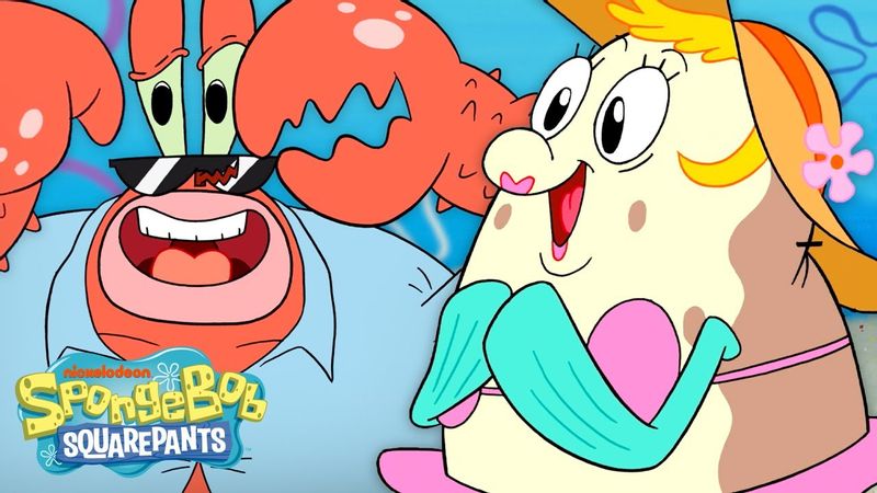 【看動畫學英文】蟹老闆加入健身房了？！ (Mr. Krabs Becomes a Gym Bro ? w/ Larry the Lobster | "Buff or Puff" Full Scene | SpongeBob)