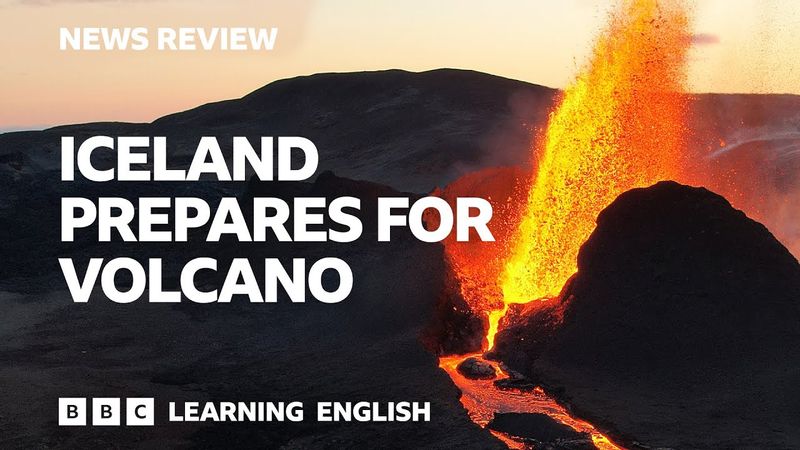 アイスランド、火山に備えるBBCニュース (Iceland prepares for volcano: BBC News Review)