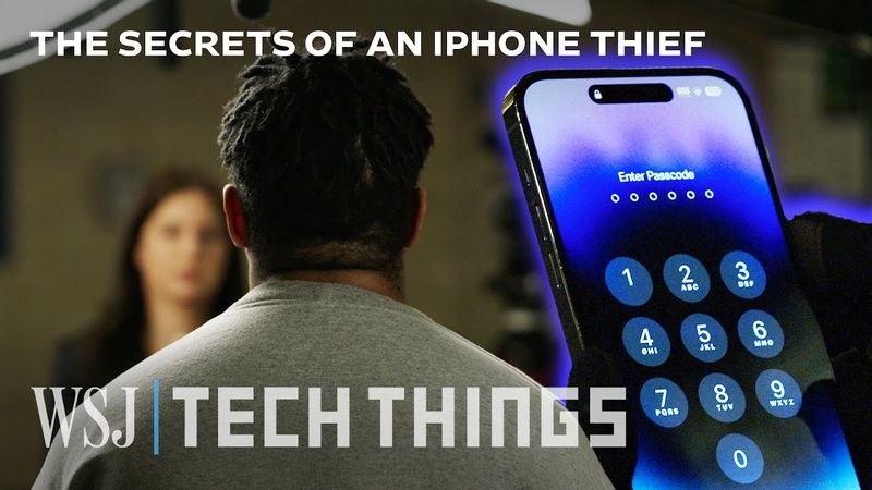 iPhone泥棒、あなたの携帯電話に侵入する方法を説明｜WSJ (iPhone Thief Explains How He Breaks Into Your Phone | WSJ)