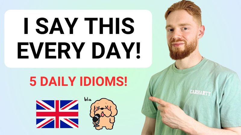 超實用！我每天都會用到的 5 個英式俗語，你也可以學起來！ (5 British Idioms I Use EVERY DAY! (Modern RP) + FREE PDF)